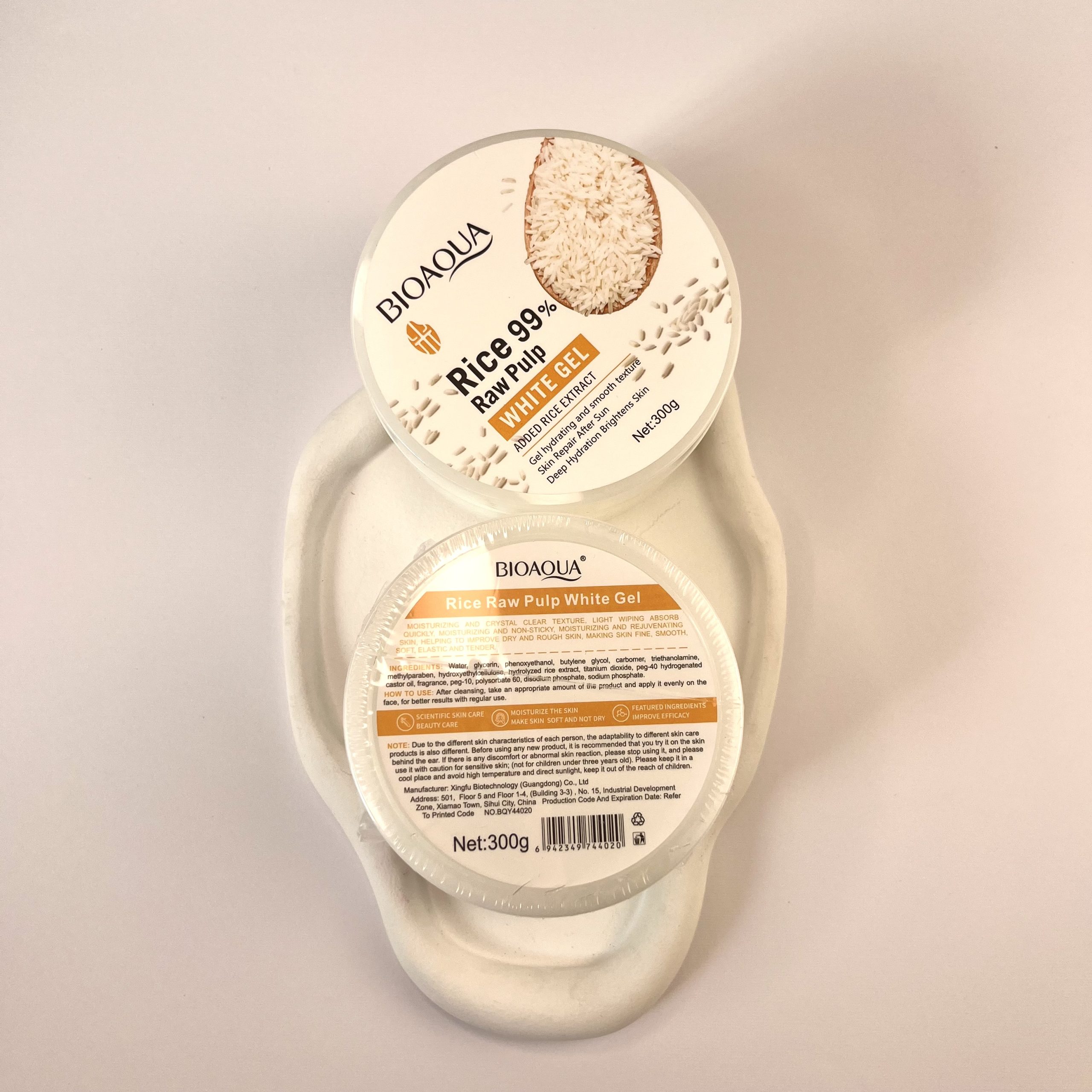 ژل آبرسان برنج بیواکوا BIOAQUA